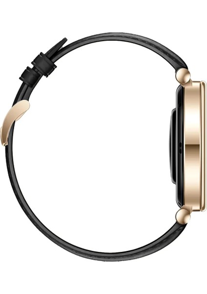 Huawei Watch Gt4 41MM Ile Uyumlu Starlight Gold Metal Tokalı Deri Zarif Şık Kordon indirimleri