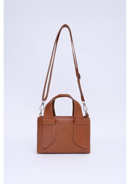 Taba SHK60 Suni Deri, Tek Bölmeli, Fermuarlı, Ayarlanabilir Askılı, El, Kol Ve Omuz Çantası