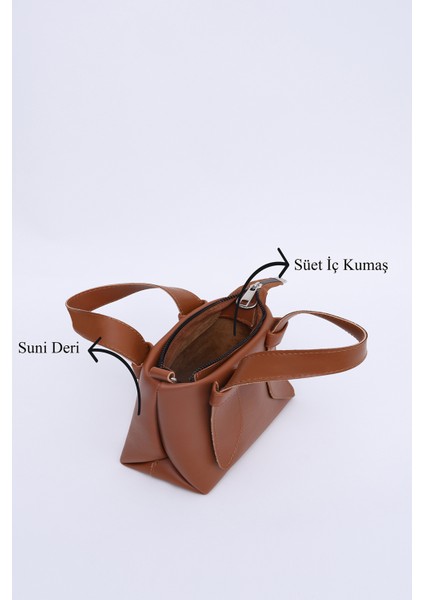 Taba SHK60 Suni Deri, Tek Bölmeli, Fermuarlı, Ayarlanabilir Askılı, El, Kol Ve Omuz Çantası indirimleri