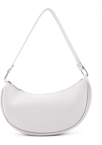 Gri SHK26 Tek Bölmeli Suni Deri El ve Omuz Çantası U:12 E:26 G:6 cm