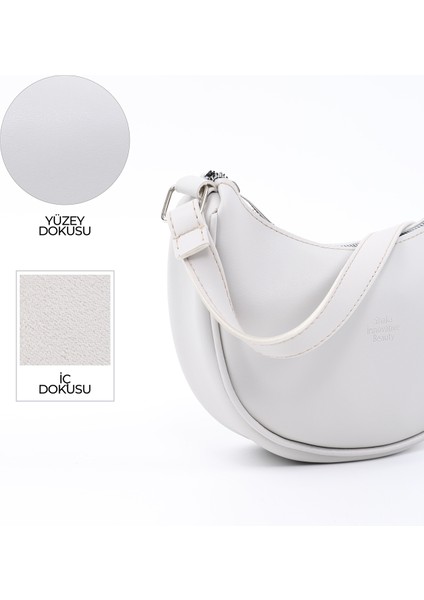 Gri SHK26 Tek Bölmeli Suni Deri El ve Omuz Çantası U:12 E:26 G:6 cm indirimleri