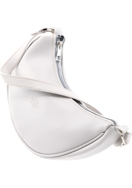 Gri SHK26 Tek Bölmeli Suni Deri El ve Omuz Çantası U:12 E:26 G:6 cm