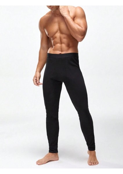 Siyah Erkek Termal Içlik Tayt