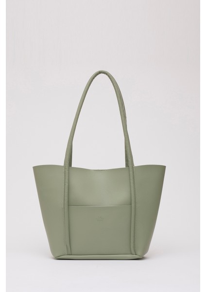 Mint Yeşili Shk80 Önü Cepli Çıtçıtlı Makyaj Çantalı Deri Büyük Boy Kol Ve Omuz Çantası U:26 E:40 G:8 Cm fiyatları