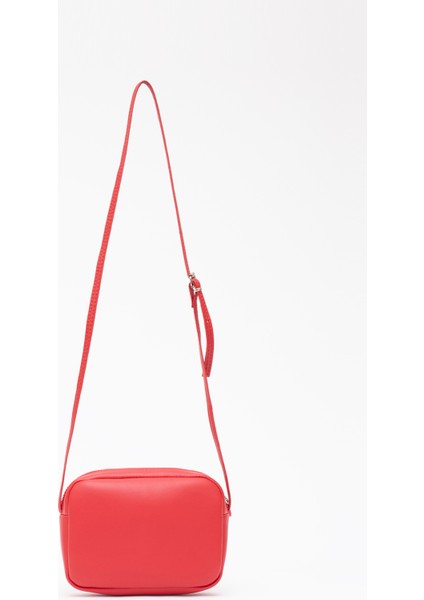 Kırmızı U23 Suni Deri ,tek Bölmeli, Fermuarlı,süet Iç Kumaş, Ayarlanabilir Askılı, Mini Urban Omuz Çantası fırsatları