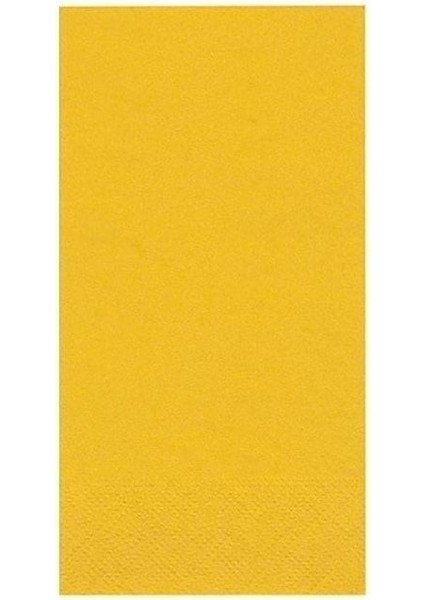 Sarı Kağıt Peçete Servis Peçetesi 33X33 cm - 20 Adet