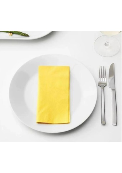 Sarı Kağıt Peçete Servis Peçetesi 33X33 cm - 20 Adet fiyatları