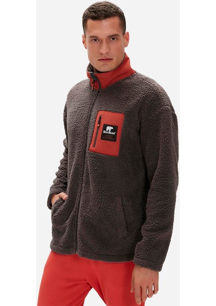 Ryan Plush Full-Zip Antrasit Erkek Sweatshirt fiyatları