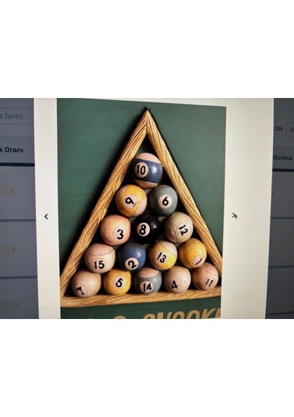 Avrupa Ahşap Pano 70 cm 50 cm Ölçülerinde