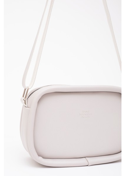 Gri Shk62 Tek Bölmeli Suni Deri Ayarlanabilir Askılı Fermuarlı Çapraz Omuz Çantası indirimleri