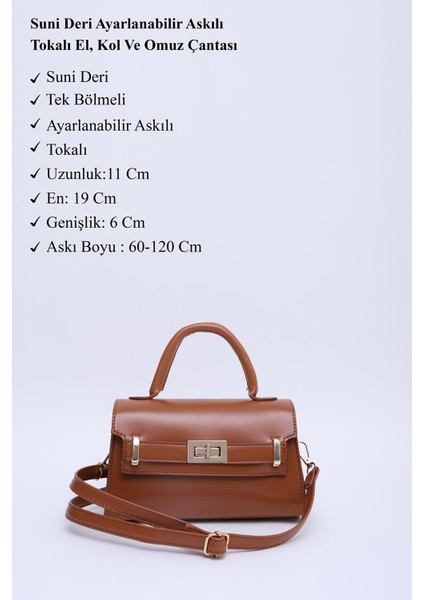 Taba Shk188 Suni Deri Tek Bölmeli Kilit Detaylı Askılı El, Kol Ve Omuz Çantası modelleri