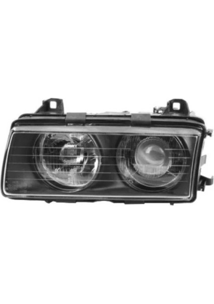 Komple Far Sol (Sıyah Merceklı) Zkw Type Bmw E36 91