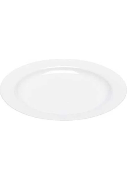 Plastik Beyaz Tabak 19 cm - 10 Adet