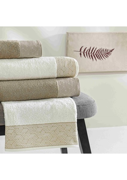 Yeni Sezon Pure Cotton Classic Aile Seti Nora ( Ekru-Camel ) fiyatları