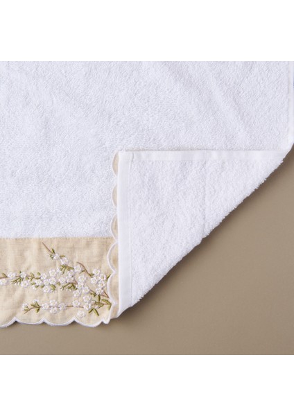 Soft Lina Yüz Havlusu - Ekru - 50X90 cm fiyatları