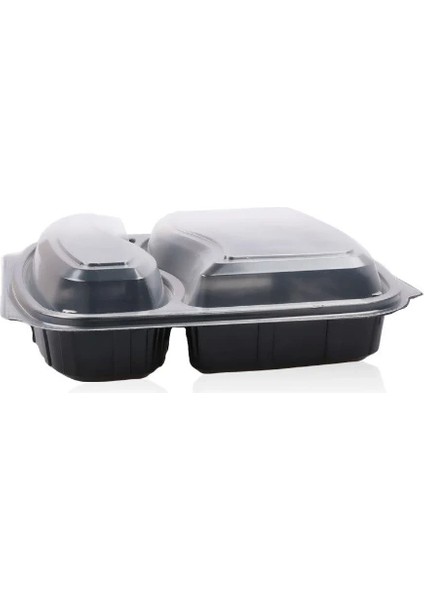 Mikrodalga 2 Bölmeli Yemek Seti V- 413 (100 Adet)