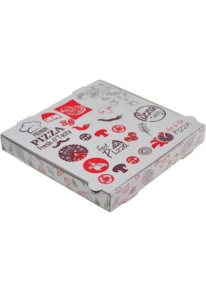Pizza Kutusu 26X26X4, 2 cm - 100 Adet