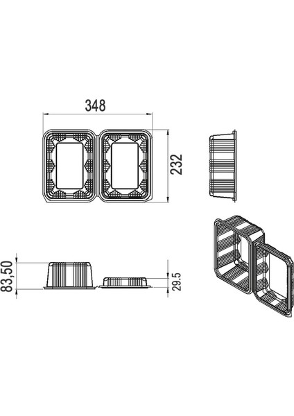 Yüksek Kapak Sızdırmaz 2000 cc - 100 Adet fiyatları