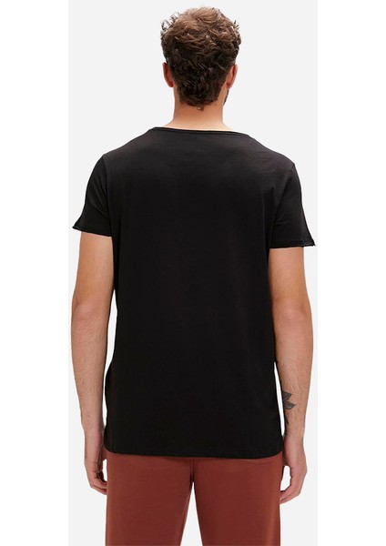 O-Neck Siyah Basic Erkek Tişört fırsatları