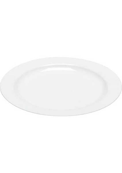 Plastik Beyaz Tabak 26 cm - 10 Adet