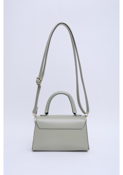 Mint Yeşil Shk188 Suni Deri Tek Bölmeli Kilit Detaylı Askılı El, Kol Ve Omuz Çantası fırsatları