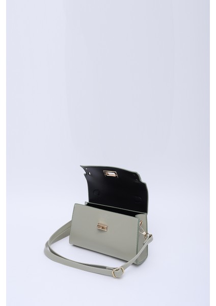 Mint Yeşil Shk188 Suni Deri Tek Bölmeli Kilit Detaylı Askılı El, Kol Ve Omuz Çantası indirimleri