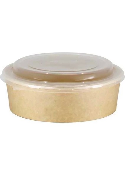 Kraft Salata Kasesi Seti 750 cc Pet Kapak - 50 Adet