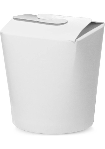 Karton Noodle ve Döner Kutusu Beyaz 16 Oz - 50 Adet