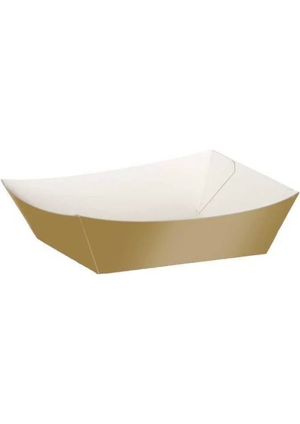 Kraft Kayık Tabak 7X10, 5X4 cm - 50 Adet