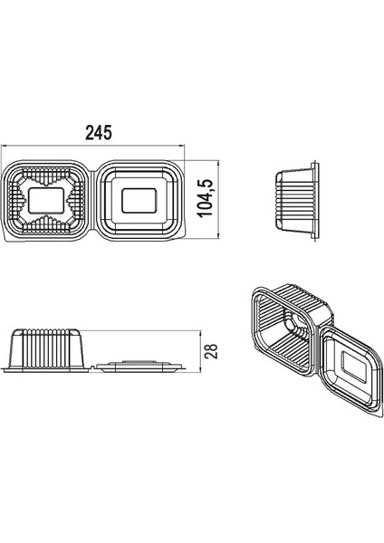 Düz Kapak Sızdırmaz 150 cc - 100 Adet fiyatları