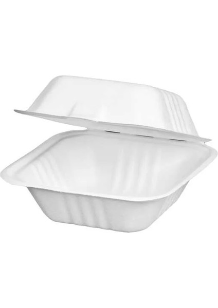 Ekolojik Karton Hamburger Kabı - 25 Adet modelleri