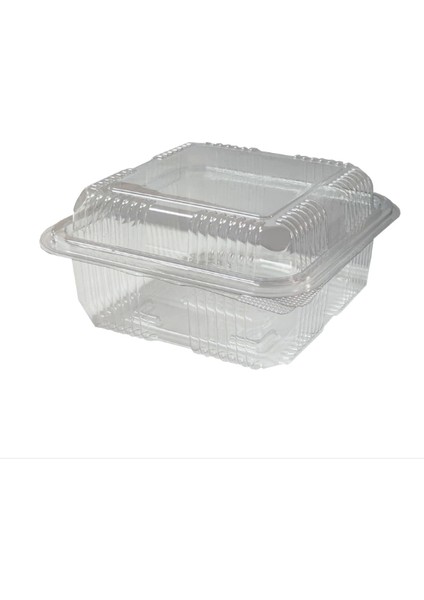 600 cc Kare Yüksek Kapak Sızdırmaz Kap V- 42 (100 Adet)