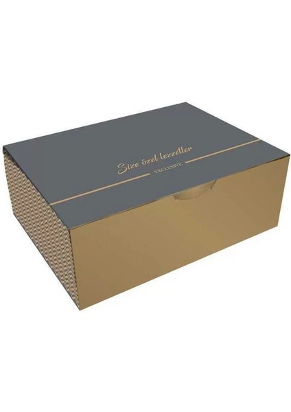 Şekilli Pasta Kutusu 25X35X17 cm - 25 Adet