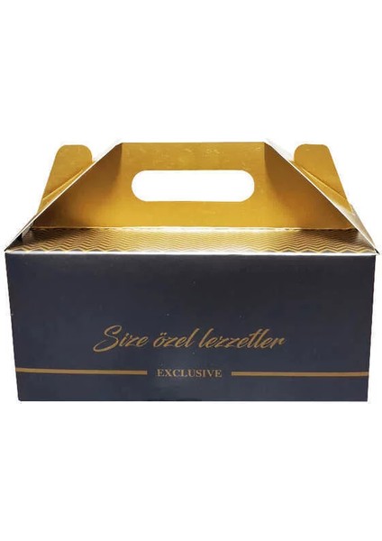 Saplı Yarım Baton Kutusu 11X10X22 cm - 100 Adet