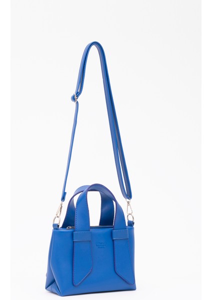 Saks Mavi SHK60 Suni Deri, Tek Bölmeli, Fermuarlı, Ayarlanabilir Askılı, El, Kol Ve Omuz Çantası fiyatları