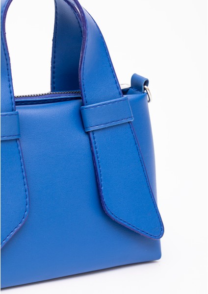 Saks Mavi SHK60 Suni Deri, Tek Bölmeli, Fermuarlı, Ayarlanabilir Askılı, El, Kol Ve Omuz Çantası indirimleri