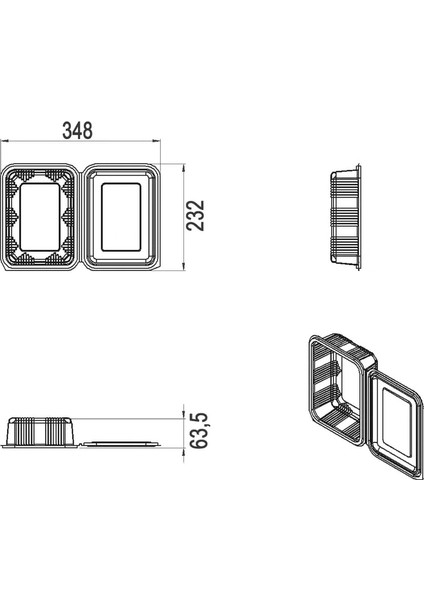 Düz Kapak Sızdırmaz 1500 cc - 100 Adet fiyatları
