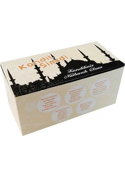 Kandil Simidi Kutusu (10LU) 8X8X16, 5CM - 100 Adet