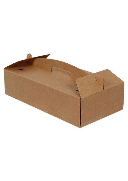 40X21, 5X10CM Lahmacun Kutusu - Kraft