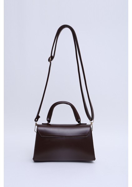 Kahve Rengi Shk188 Suni Deri Tek Bölmeli Kilit Detaylı Askılı El, Kol Ve Omuz Çantası fırsatları