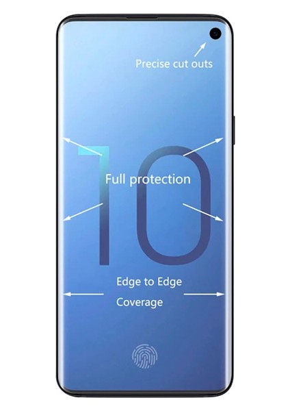 Ally Samsung Galaxy S10 3D Pet Kavisli Ekran KORUYUCU-(1903) - CPTD3414-9230 fiyatları