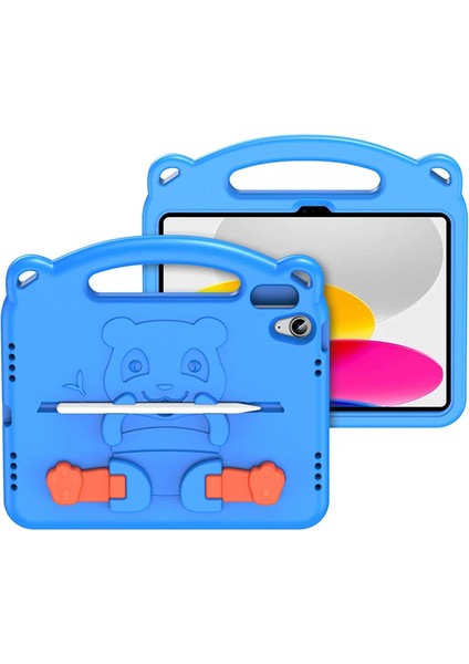 Dux Ducis iPad 10.2 2022 Kılıf Panda Serisi Çocuk Shockproof Standlı Kılıf-(19 - CPTD7620-567