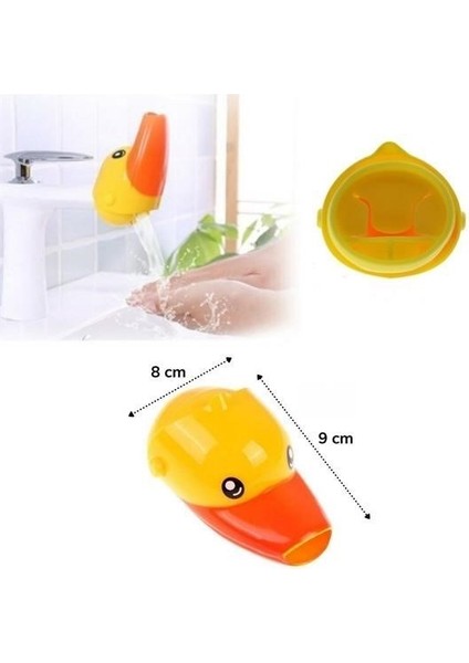 Çocuklar Için Eğitici ve Güvenli Musluk Uzatıcı Genişletici Başlık Aparatı Ördek Figürlü fiyatları