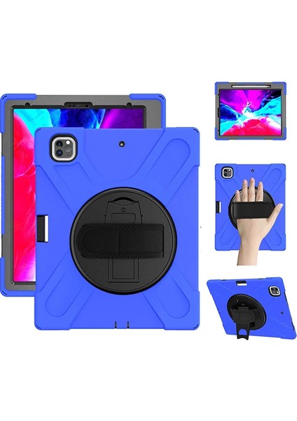 Ipad Pro 12.9-Inch (2021)-(2020) Kılıf Kalem Yerli 3 Katmanlı Standlı Zırh Kı - CPTD8743-708 fiyatları