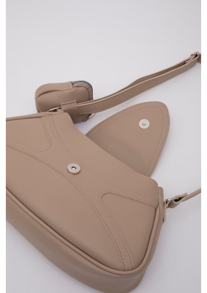 Vizon Shk96 Suni Deri Tek Bölmeli Cüzdanlı Kol ve Omuz Çantası indirimleri