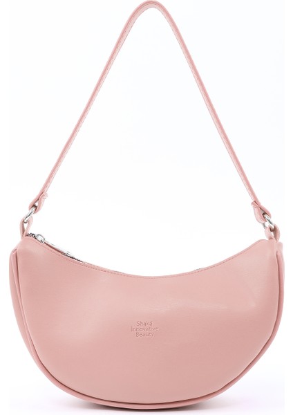 Pudra SHK26 Tek Bölmeli Suni Deri El ve Omuz Çantası U:12 E:26 G:6 cm