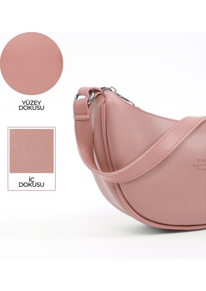 Pudra SHK26 Tek Bölmeli Suni Deri El ve Omuz Çantası U:12 E:26 G:6 cm indirimleri
