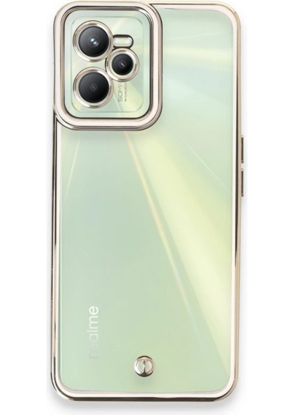 Realme C35 Kılıf Liva Lens Silikon - Beyaz - CPTD2334-7512