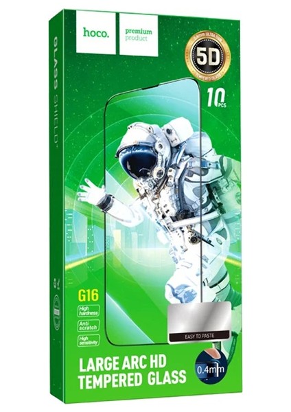 Hoco Guardian Shield Series iPhone 15 Pro Max 5d Tempered Kırılmaz Cam Ekran Koruy - CPTD4987-168 indirimleri