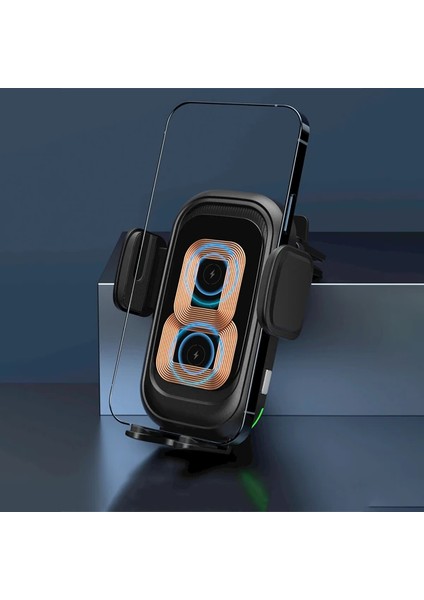 Ally CW30 15W Hızlı Şarjlı Otomatik Araç Içi Havalandırma Telefon Tutucu-(19 - CPTD4265-963 fırsatları